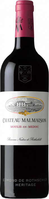 Вино Chateau Malmaison Baronne Nadine de Rothschild Moulis-en-Medoc AOC 2015 750 мл 13%