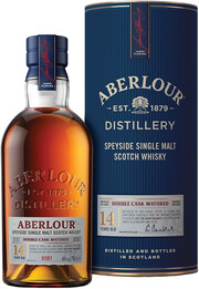 Виски Aberlour  Double cask 14 Years Old  gift in box Аберлауэр 14 лет в подарочной упаковке 700 мл