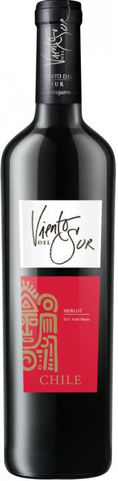 Вино Bodegas y Vinedos de Aguirre Viento del Sur  Merlot Valle Central DO Вьенто дель Сур Мерло 2015  750 мл