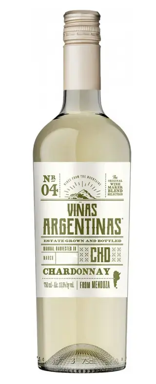 Вино    Vinas Argentinas Chardonnay   Mendoza  2023  750 мл 11,5 %