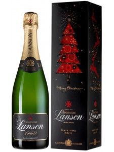 Шампанское Lanson Black Label Brut gift box   Лансон Блэк Лейбл 