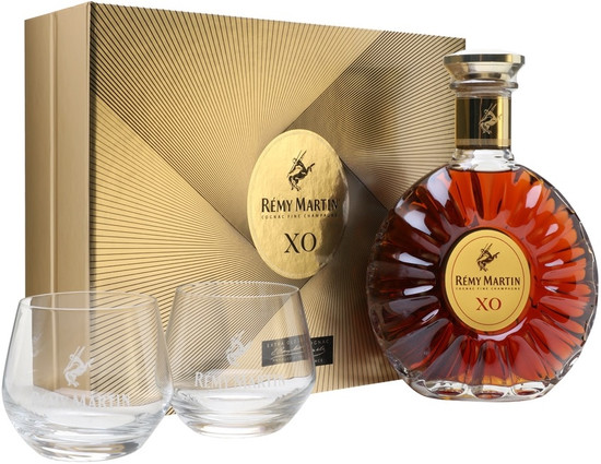 Коньяк Remy Martin XO Реми Мартан ХО в п/у + 2 бокала  700 мл