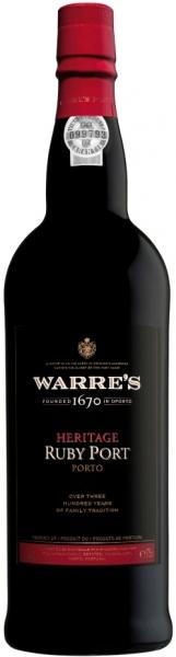 Портвейн Warre’s Heritage Ruby 2018  750 мл
