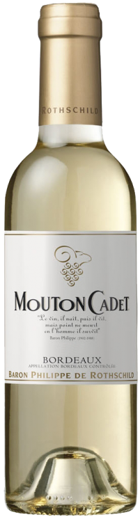 Вино "Mouton Cadet", Bordeaux AOC Blanc, "Мутон Каде" Блан, 2012, 0.375 л