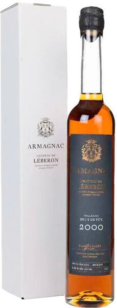 Арманьяк Château de Léberon Armagnac Millésime Brut de Fût gift box  2000  500 мл