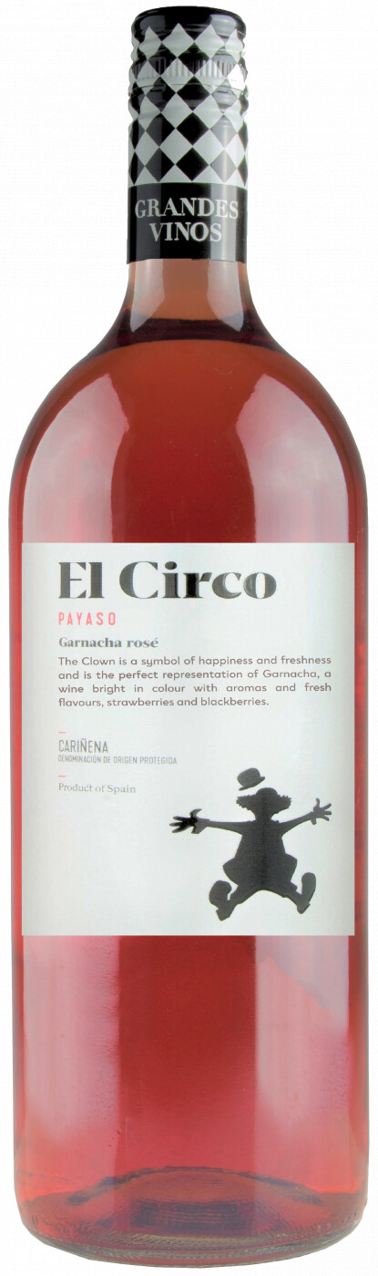 Вино  El Circo Payaso Garnacha Rose Carinena DO Эль Сирко Пайясо Гарнача Розе Кариньена 1500 мл