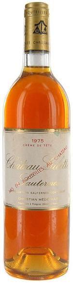 Вино Chateau Gilette  Sauternes AOC/Шато Жилет   Сотерн Крем де Тет  1975 750 мл