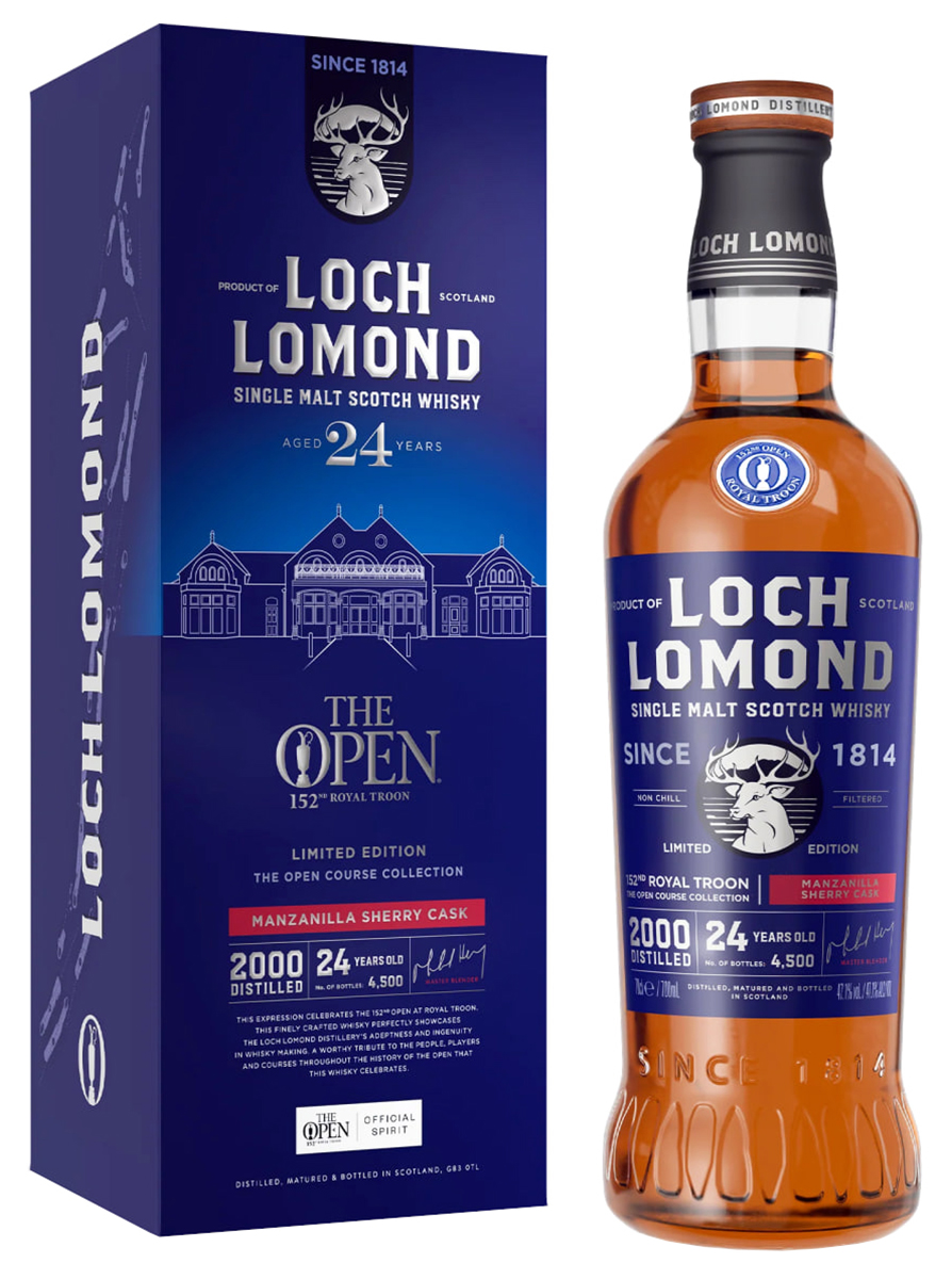 Виски Loch Lomond Limited Edition Open Course Collection 152 Royal Troon 24 Year Old gift box  700 мл