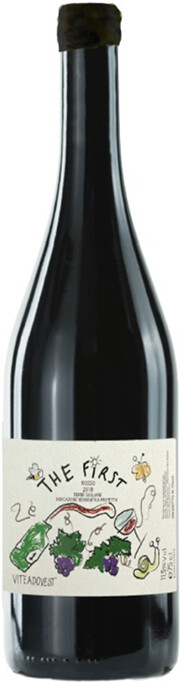 Вино Viteadovest The First Terre Siciliane Rosso Витедовест Зе Фёст Терре Сичилиане Россо 2018 750 мл 11,5%