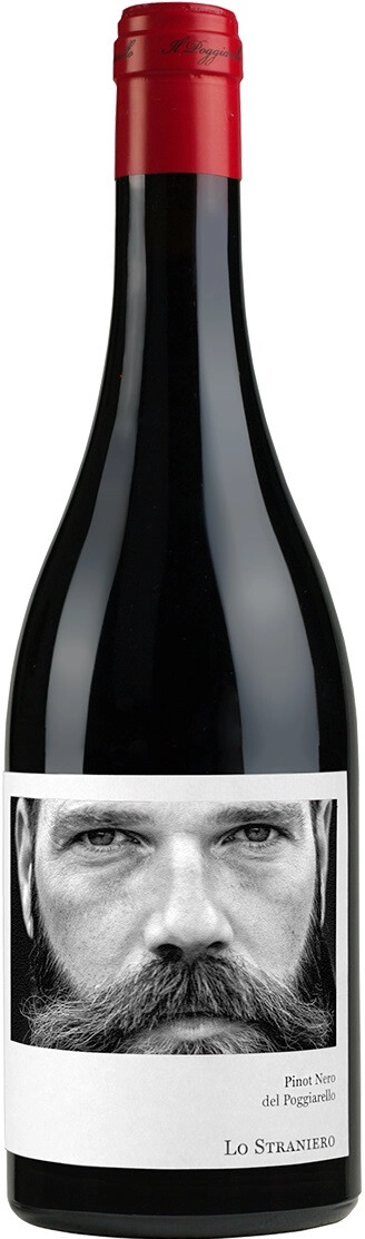 Вино  Il Poggiarello  Lo Straniero Pinot Nero, Emilia IGT, 2020  750 мл  13,5 %