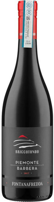 Вино Fontanafredda  Briccotondo Barbera Piemonte DOC 2017  750 мл