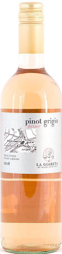 Вино Marcato  La Giareta Pinot Grigio  Rosa IGT Delle Venezie Маркато Ла Джаретта Пино Гриджио Роса 2016 750 мл