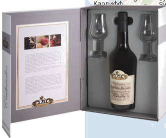 Кальвадос Coeur de Lion Calvados Selection Gift box 2 glasses Кальвадос Кер де ЛьОн Селексьон в подарочной упаковке c 2 стаканами 700 мл