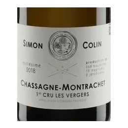 Вино  Simon Colin Chassagne-Montrachet 1-er Cru  Les Vergers  2019 1500 мл
