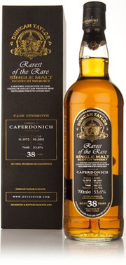 Виски Caperdonich, 38 Years Old Rarest of the Rare gift box Капердоних, 38-летний, 1972, в подарочной коробке 700 мл