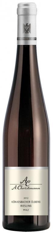 Вино A. Christmann  Konigsbacher  Olberg  Riesling trocken  А. Кристманн  Кенигсбахер  Ольберг  Рислинг трокен  2014 750 мл