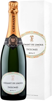 Игристое вино  Tholomies  Brut Cremant de Limoux AOC  gift box  750 мл