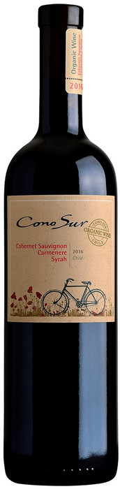 Вино Cono Sur  Organic Cabernet Sauvignon-Carmenere-Syrah  2021  750 мл