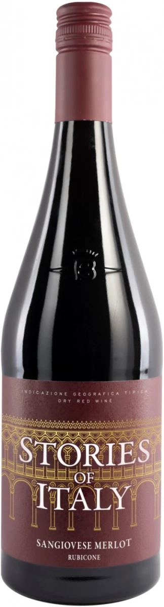 Вино Stories of Italy Sangiovese Merlot Rubicone Igt  2023  750 мл