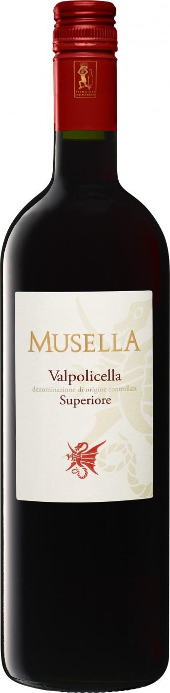 Вино Musella Valpolicella Superiore DOC Музелла Вальполичелла Супериоре 2019 750 мл