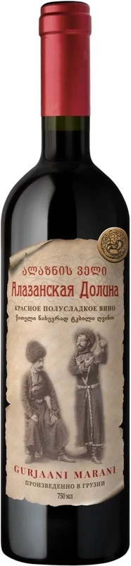 Вино Gurjaani Marani Alazani Valley  Red  750  мл