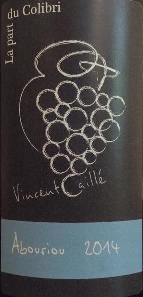 Вино  Domaine le Fay d’Homme Vincent Caillé La Part du Colibri Abouriou  Домен ле Фей Д’Ом Винсент Кайе Ла Парт дю Колибри   2016 750 мл