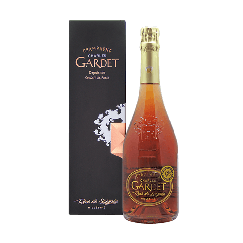 ВИНО ИГРИСТОЕ ВЫДЕРЖАННОЕ Gardet Prestige Charles Rose de Saignee Premier Cru   gift box  750 мл