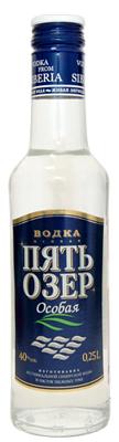 Водка  Пять Озер 250 мл
