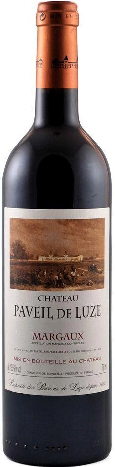 Вино Chateau Paveil de Luze Margaux AOC 2018 375 мл