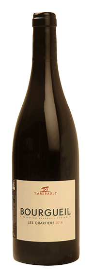 Вино Domaine Yannick Amirault, Les Quartiers, Bourgeuil, Домен Янник Амиро, Ле Картье, Бургейль 2014 кр. сух. 0,75