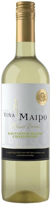Вино Vina Maipo  Sauvignon Blanc  Chardonnay  Винья Майпо Совиньон Блан Шардонне  2016 750 мл