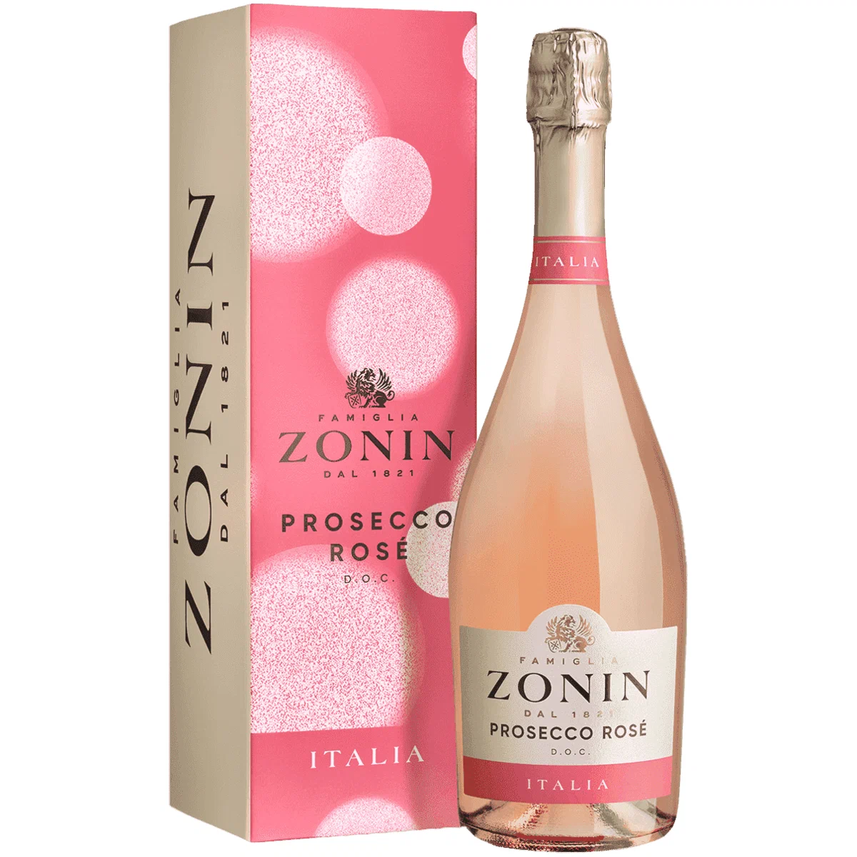 Игристое вино Zonin Prosecco Rose  gift box 750 мл