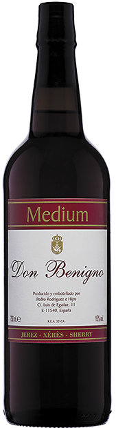 Херес  Herez Don Beningo Medium  750 мл