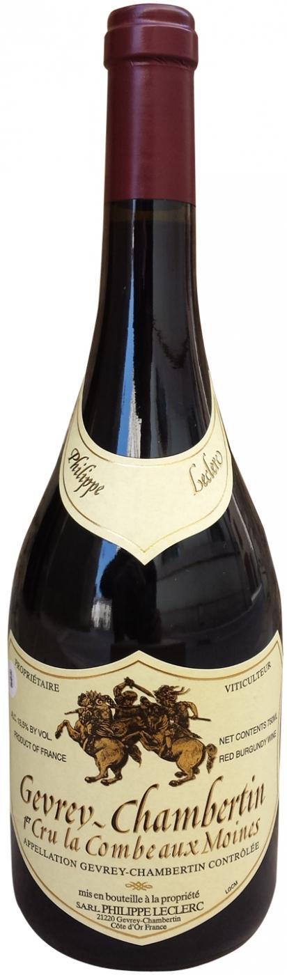 Вино Philippe Leclerc, Gevrey-Chambertin Premier Cru "La Сombe aux Moines" AOC, 2007/Филипп Леклерк, Жевре-Шамбертен Премье Крю "Ла Комб о Муан", 2007 750 мл