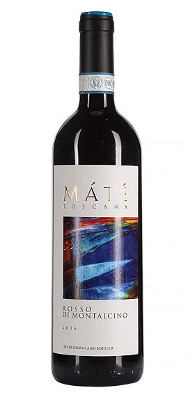 Вино MÁTÉ, Rosso di Montalcino. Россо ди Монтальчино Мате 2016 750 мл