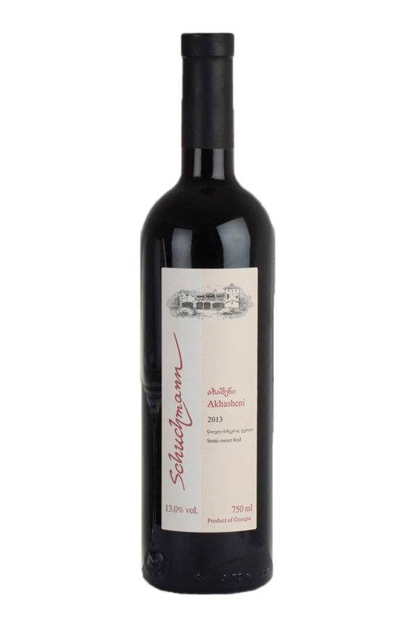 Вино Schuchmann Akhasheni AO red semi-sweet Шухманн Ахашени 2013 750 мл