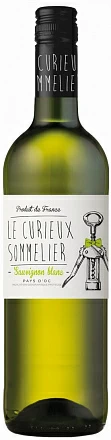 Вино Le Curieux Sommelier Sauvignon Blanc   Ле Кюрье Сомелье Совиньон Блан 2020  750 мл