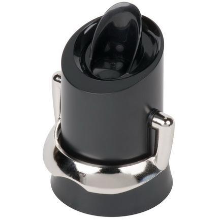 Пробка VacuVin Champagne Saver Black для сохранения и розлива игристых и шампанских вин, цвет: черный