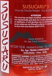 Вино Susucaru Terre Siciliane Rosato IGP  2022  750 мл