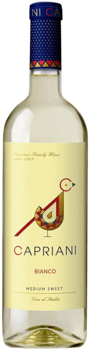 Вино Capriani  Bianco Medium Sweet  white  750 мл
