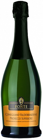 Вино   Fonte   Conegliano Valdobbiadene Prosecco Superiore    Фонте  Конельяно Вальдобьядене Просекко Суперьоре   750 мл