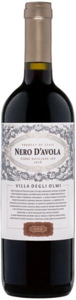 Вино   Villa degli Olmi Cari Lentozzi  Nero D’Avola Sicilia  DOC   Вилла Дельи Ольми  Кари Лентоцци Неро Д Авола Сицилия  2017 750 мл