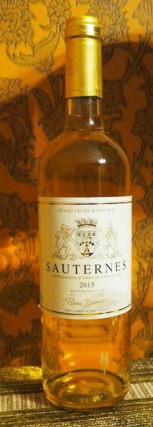 Вино  Pierre Dumontet Sauternes  Пьер Дюмонтет Сотерн   375 мл