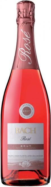 Игристое вино Bach Rose Brut Cava DO Бах Розе Брют 750 мл