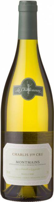 Вино La Chablisienne, Chablis Premier Cru AOC "Montmains", Ла Шаблизьен, Шабли Премье Крю "Монмен" 0.75 2011