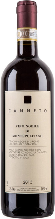 Вино Canneto Vino Nobile di Montepulciano DOCG Каннето Вино Нобиле ди Монтепульчано 2016 750 мл  14,5%