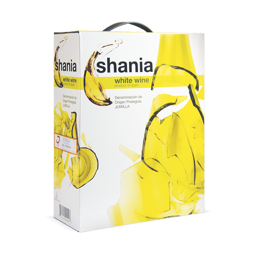ВИНО SHANIA Jumilla ШАНИЯ  упаковка bag-in-box  белое сухое  3000 мл