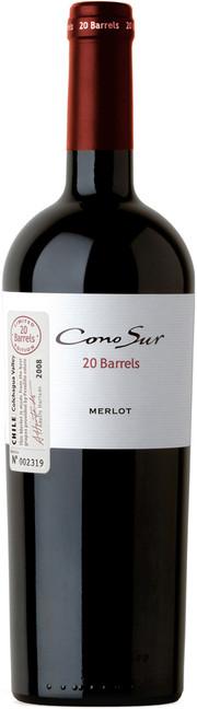 Вино Cono Sur 20 Barrels Merlot  Limited Edition  Colchagua Valley DO   2014 750 мл