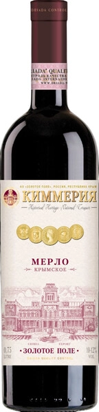 Вино Киммерия Мерло Крымское  750 мл