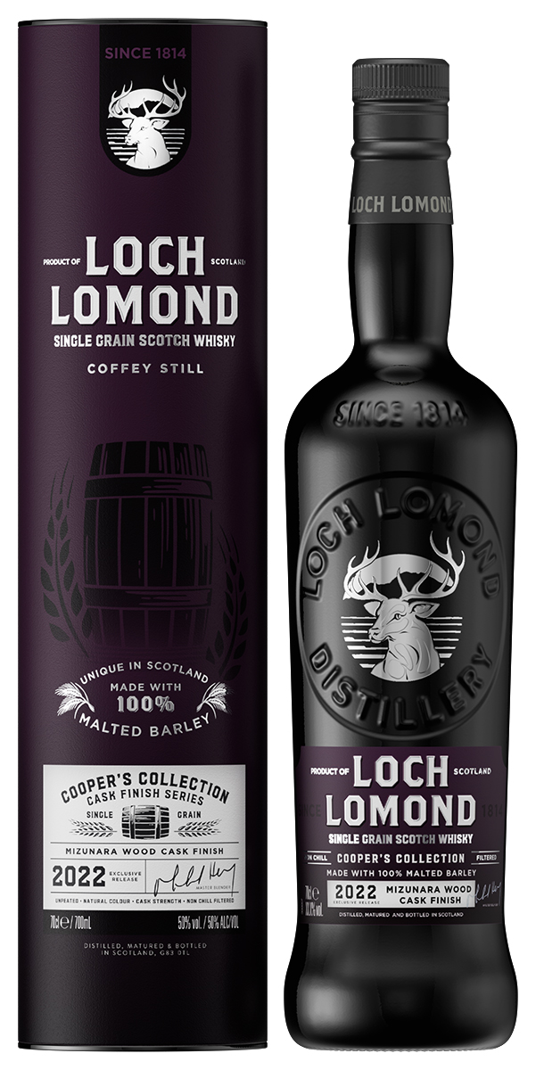 Виски Loch Lomond Single Grain Cooper’s Collection Mizunara   gift box  700 мл  50 %